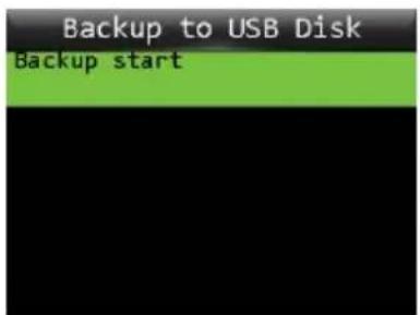 ZKTeco OP200 - Backup to USB Flash drive - 3