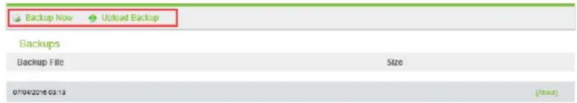 ZKTeco OP200 - Upload Backup: - 1