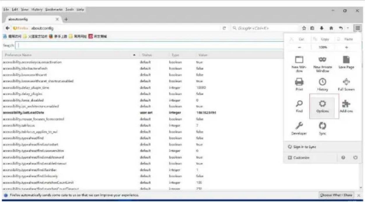 ZKTeco OP200 - Configuring the Firefox Browser - 1