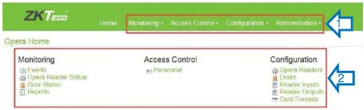 ZKTeco OP200 - Login Web Server - 3
