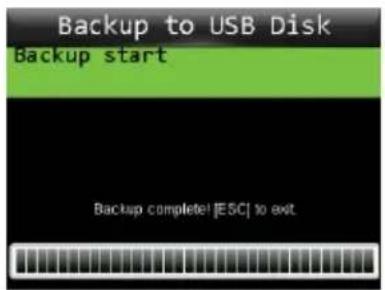 ZKTeco OP200 - Backup to USB Flash drive - 4
