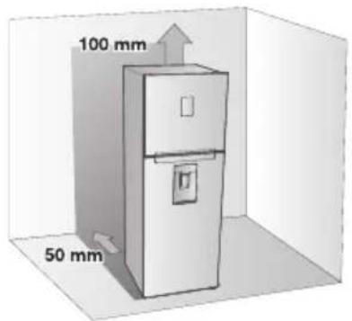 SAMSUNG RT39HDJTESP - Selecting the best location for the refrigerator - 1