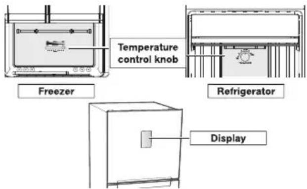 SAMSUNG RT39HDJTESP - CONTROLLING THE TEMPERATURE - 1