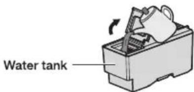 SAMSUNG RT39HDJTESP - Fill the water tank with water, ensuring that it is in a stable position, allowing for the extended water supply outlet. - 1