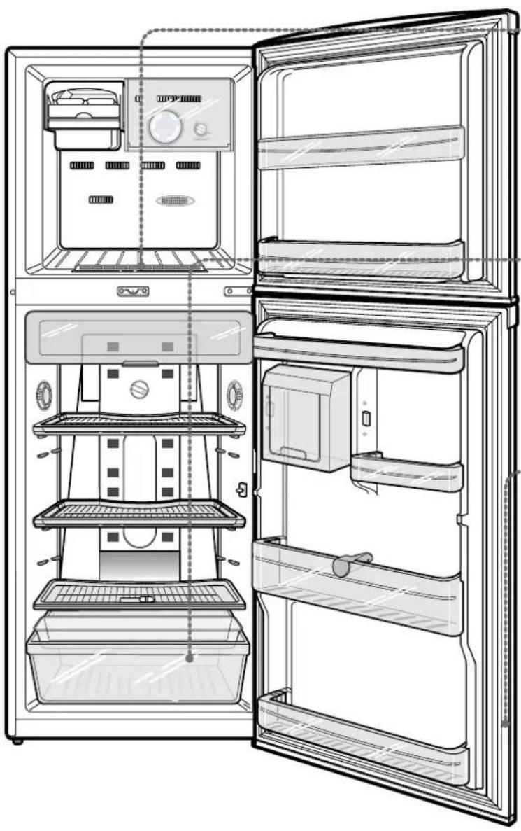 SAMSUNG RT29BVMS - CLEANING THE REFRIGERATOR - 1