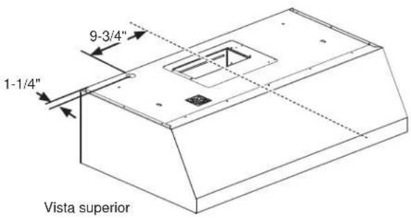 GE UVW8304SPSS - Para conducir el cableado hogareño a través de la pared: - 1