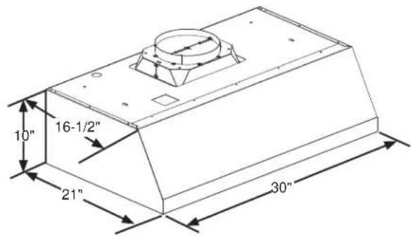 GE UVW8304SPSS - PRODUCT DIMENSIONS - 1