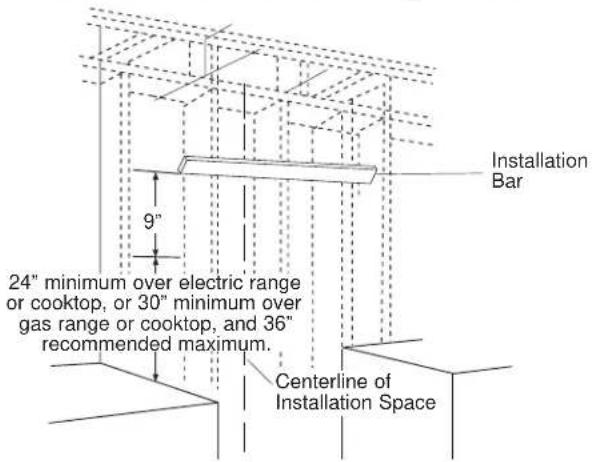 GE UVW8304SPSS - INSTALL HOOD SUPPORT - 1