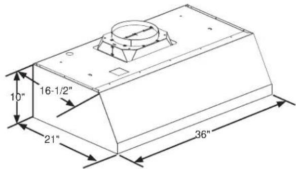 GE UVW8304SPSS - PRODUCT DIMENSIONS - 2