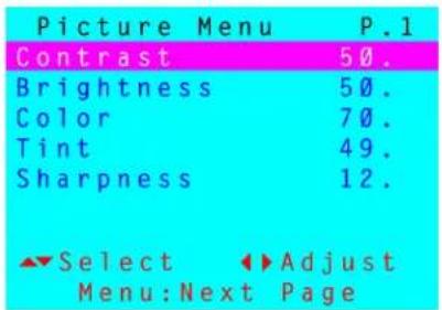 VIZIO 10210010218 - - OSD Menus and Options - 1