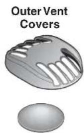 FRIGIDAIRE FGS379DB - Cleaning the Burner Grates, Burner Caps, Burner Heads - 4