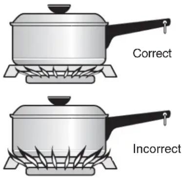 FRIGIDAIRE FGS379DC - Setting Proper Surface Burner Flame Size - 1