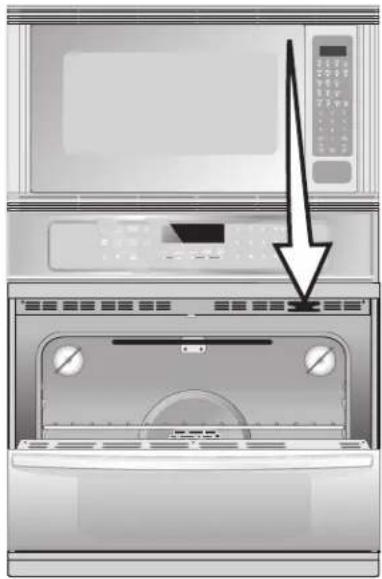 FRIGIDAIRE FGMC3065KW - OVEN VENT LOCATION - 1