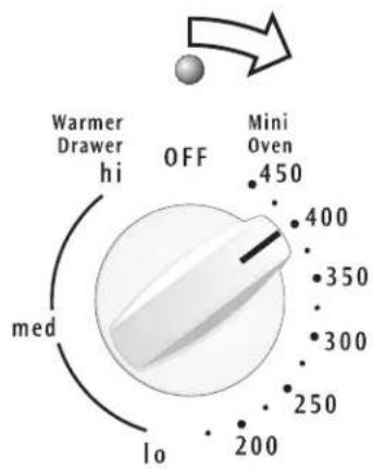 FRIGIDAIRE GLEFM386FC - Using the Mini Oven or Warmer Drawer Features - 3