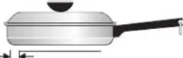 FRIGIDAIRE GLEFM386FC - Suggested Radiant Surface Element Settings Table - 3