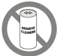 FRIGIDAIRE FFEF3019MW - DO NOT use the following on the cooktop: - 3