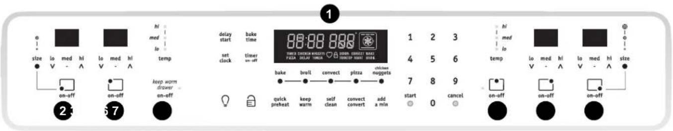 FRIGIDAIRE FGEF3077KB - FEATURES AT A GLANCE - 1