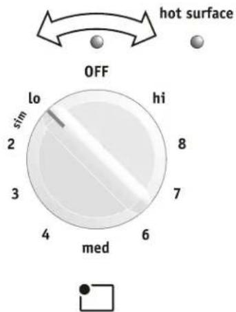 FRIGIDAIRE FGEF3034KB - Settings Type of cooking - 1