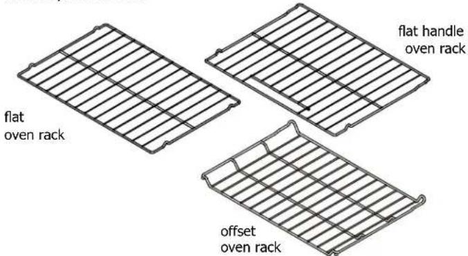 FRIGIDAIRE FFEF3015PB - Types of oven racks - 1