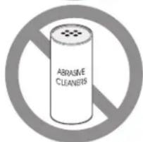 FRIGIDAIRE FFED3015LB - Do not use the following on the ceramic glass cooktop: - 3
