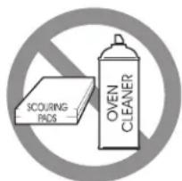 FRIGIDAIRE FFED3015LB - Do not use the following on the ceramic glass cooktop: - 2