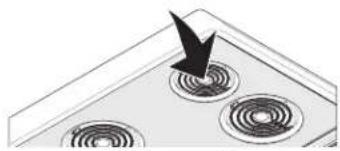 FRIGIDAIRE FFED3015LB - Oven Vent Location - 1