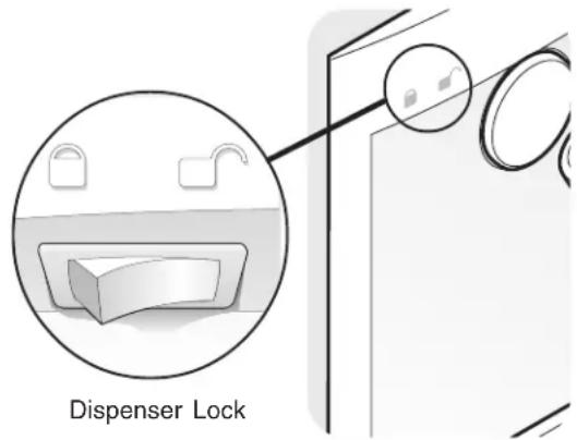 FRIGIDAIRE GLHT188WHB - DISPENSER LOCK - 1