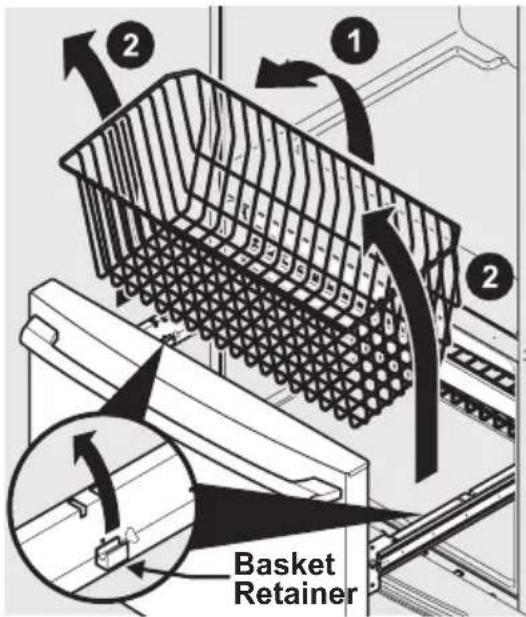 FRIGIDAIRE FGHB2735NE - To Remove Lower Basket - 1