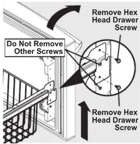 FRIGIDAIRE FGHB2735NE - Removing Freezer Drawer - 2