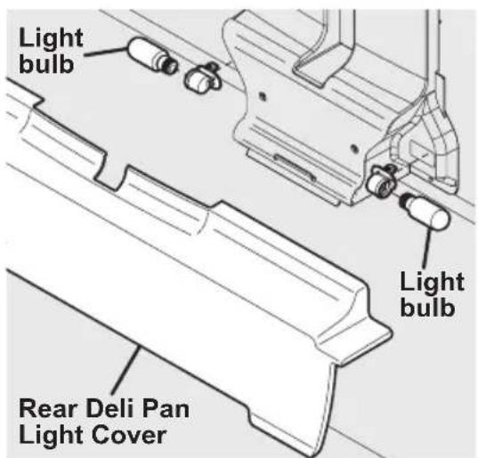 FRIGIDAIRE FGHB2735NE - To replace light bulbs: - 3