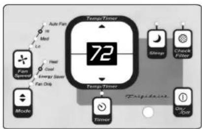 FRIGIDAIRE FAH124N2T - ELECTRONIC CONTROL OPERATING INSTRUCTIONS - 7