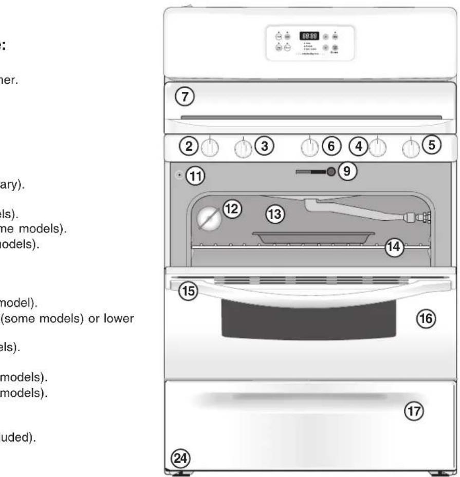 FRIGIDAIRE FGF355FS - YourGas Range Features Include: - 1