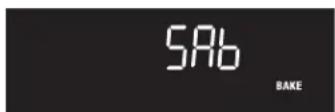 FRIGIDAIRE FGGF3054KB - To program the oven for 350^ F bake and activate the Sabbath feature: Step Press - 1