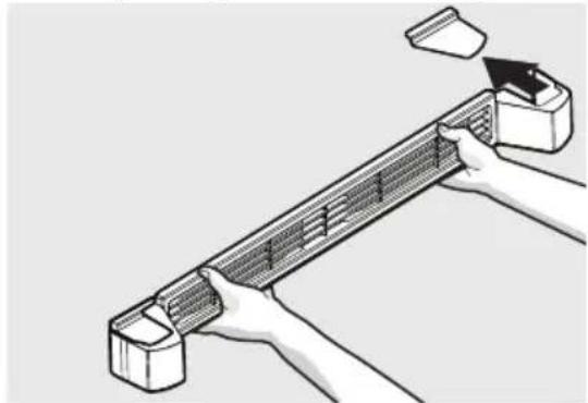FRIGIDAIRE FFTR16B2RB - To install the toe grille: - 1