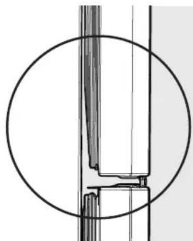 FRIGIDAIRE FFTR16B2RB - DOOR REMOVAL/REVERSAL INSTRUCTIONS - 1
