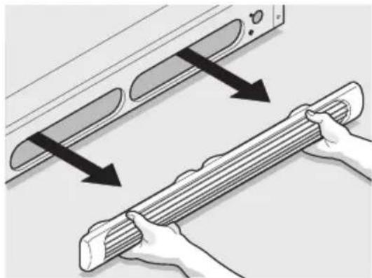 FRIGIDAIRE FFTR20G2QW - To install the toe grille: - 4
