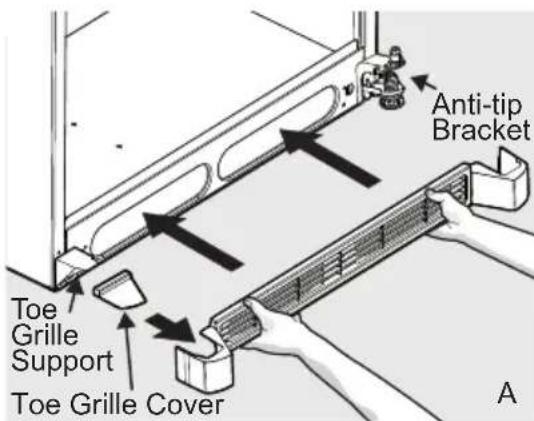 FRIGIDAIRE FFTR20G2QW - When reversing the door swing: - 3