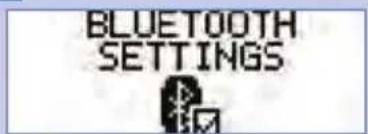 BLUETOOTH SETTINGS