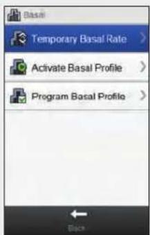 Accu-Chek Insight Diabetes Therapy System - Programming a Basic Temporary Basal Rate (TBR) - 2