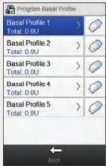 Accu-Chek Insight Diabetes Therapy System - Programming a Basal Profile - 3