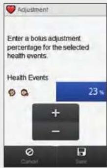Accu-Chek Insight Diabetes Therapy System - Screens for Viewing and Adjusting Entries in the Logbook - 5