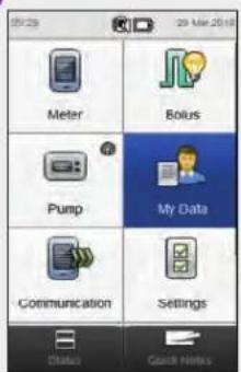 Accu-Chek Insight Diabetes Therapy System - Viewing Standard Week Data - 1