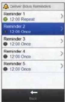 Accu-Chek Insight Diabetes Therapy System - Setting Pump Reminders - 4