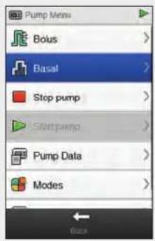 Accu-Chek Insight Diabetes Therapy System - Activating a Basal Profile - 1