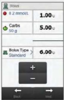 Accu-Chek Insight Diabetes Therapy System - Delivering a Multiwave Bolus Without Bolus Advice - 2