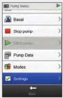 Accu-Chek Insight Diabetes Therapy System - Changing the Infusion Set Settings - 1