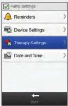Accu-Chek Insight Diabetes Therapy System - Bolus Settings - 2