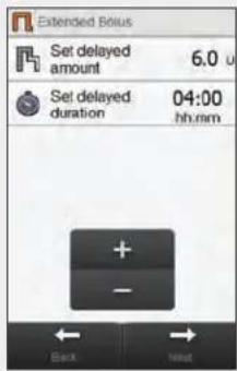 Accu-Chek Insight Diabetes Therapy System - Programming and Delivering an Extended Bolus - 3