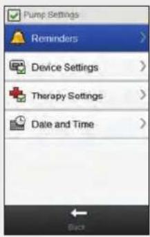 Accu-Chek Insight Diabetes Therapy System - Setting Pump Reminders - 2