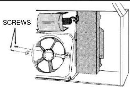 FRIGIDAIRE F30WC19EC - FAN ASSEMBLY REMOVAL - 6